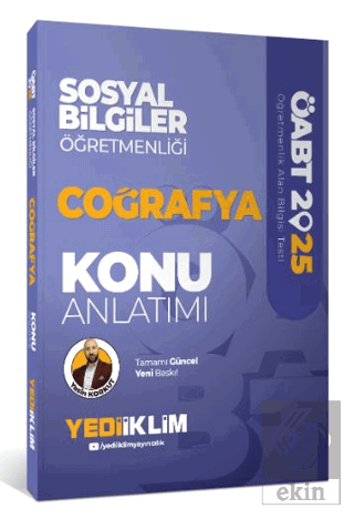 2025 ÖABT Sosyal Bilgiler Öğretmenliği Coğrafya Konu Anlatımı