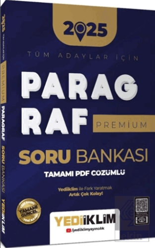 2025 Tüm Adaylar İçin Paragraf Premium Serisi Tamamı PDF Çözümlü Soru 