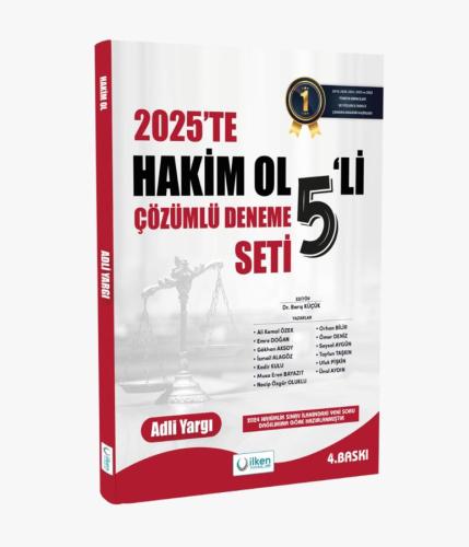 2025'Te Hakim Ol 5'Li Adli Yargı Çözümlü Deneme Seti