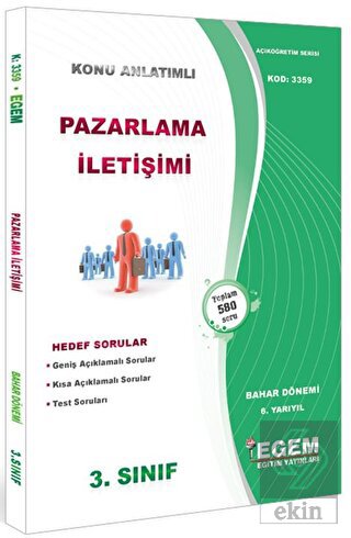 3. Sınıf 6. Yarıyıl Konu Anlatımlı Pazarlama İleti