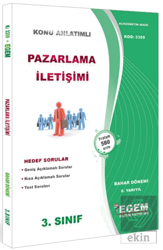 3. Sınıf 6. Yarıyıl Konu Anlatımlı Pazarlama İleti