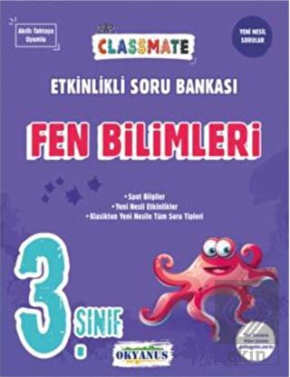 3. Sınıf Classmate Fen Bilimleri Etkinlikli Soru B