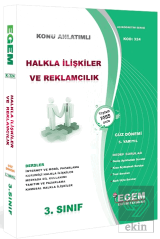 3. Sınıf Halkla İlişkiler ve Tanıtım Güz Dönemi Ko