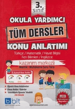 3. Sınıf Okula Yardımcı Tüm Dersler Konu Anlatımı