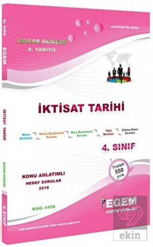 4. Sınıf 8. Yarıyıl İktisat Tarihi Konu Anlatımlı