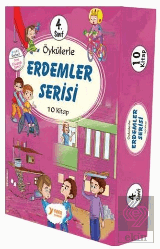 4. Sınıf Öykülerle Erdemler Serisi (10 Kitaplık Se