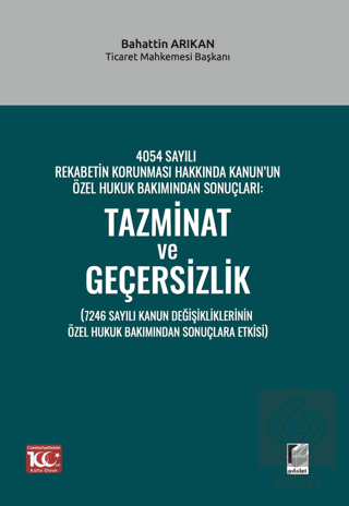 4054 Sayılı Rekabetin Korunması Hakkında Kanun'un