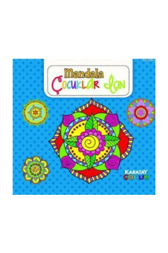 Çocuklar İçin Mandala Mavi