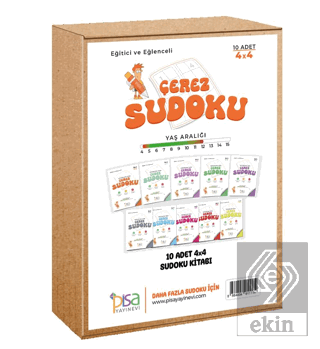 4x4 Eğitici ve Eğlenceli 10 Adet Çerez Sudoku Set