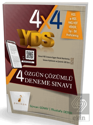 4x4 YDS 4 Özgün Çözümlü Deneme Sınavı