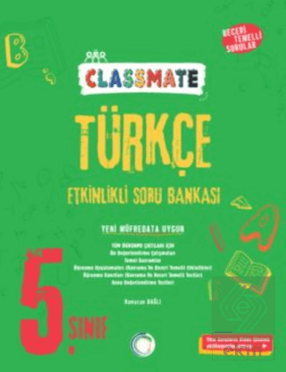 5. Sınıf Classmate Türkçe Etkinlikli Soru Bankası