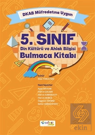 5. Sınıf Din Kültürü ve Ahlak Bilgisi Bulmaca Kita