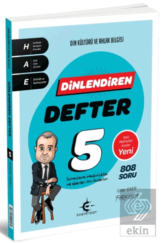 5 Sınıf Din Kültürü ve Ahlak Bilgisi Dinlendiren Defter