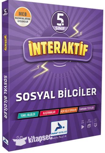 5. Sınıf İnteraktif Sosyal Bilgiler Soru Kütüphanesi