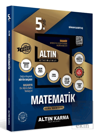 5. Sınıf Matematik Altın Etkinlikli Kazanım Soru Bankası