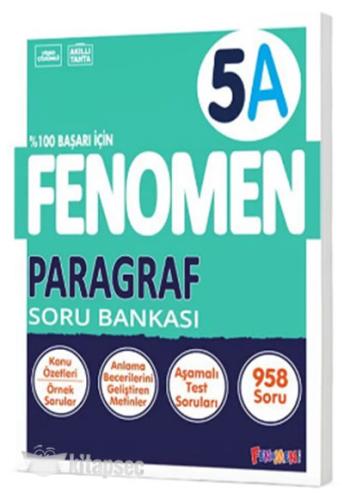 5. Sınıf Paragraf A Soru Bankası Fenomen Yayınları