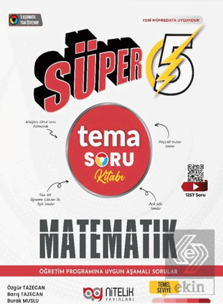 5. Sınıf Süper Matematik Tema Soru Kitabı