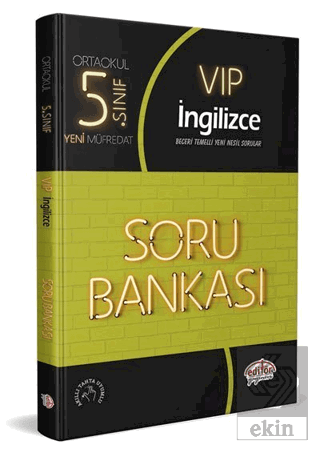 5.Sınıf VIP İngilizce Soru Bankası (2019 Müfredat)