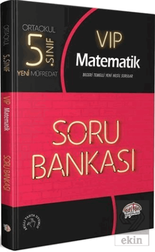 5. Sınıf VIP Matematik Soru BankasI