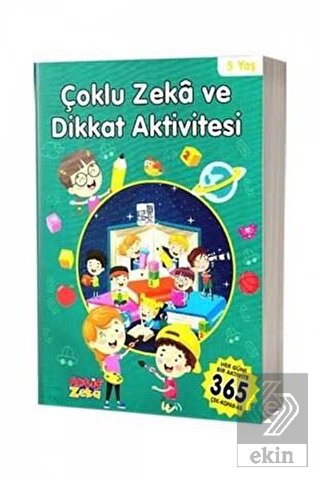 5 Yaş Çoklu Zeka ve Dikkat Aktivitesi - Yeşil Kita