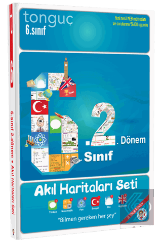 6. Sınıf 2. Dönem Akıl Haritaları Seti Tonguç Akad