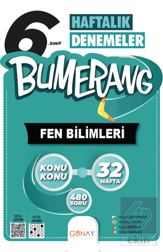 6. Sınıf Bumerang 32 Haftalık Fen Bilimleri Deneme