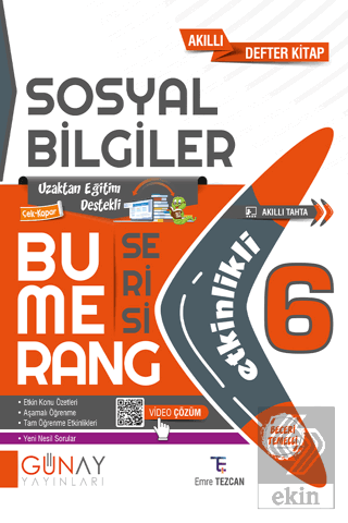 6. Sınıf Bumerang Etkinlikli Sosyal Bilgiler Günay