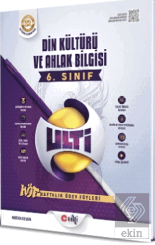 6. Sınıf Din Kültürü ve Ahlak Bilgisi Haftalık Ödev Föyleri