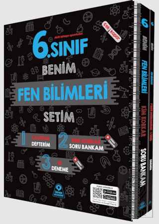 6. Sınıf Fen Bilimleri Çek Kopar Soru Bankası Seti