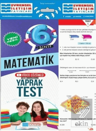 6. Sınıf Matematik Yeni Nesil Video Çözümlü Yaprak