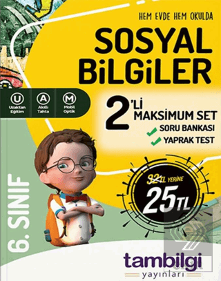 6. Sınıf Sosyal Bilgiler 2'li Doping Set