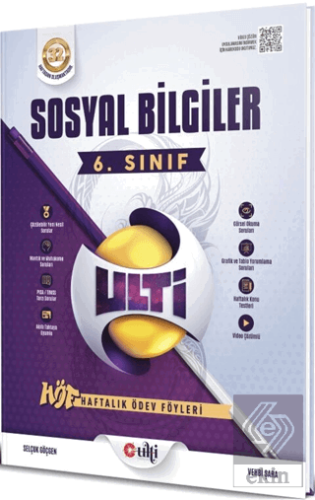 6. Sınıf Sosyal Bilgiler Haftalık Ödev Föyleri