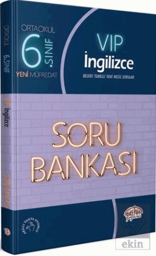 6. Sınıf VIP İngilizce Soru Bankası