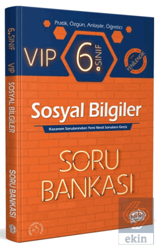 6. Sınıf VIP Sosyal Bilgiler Soru Bankası