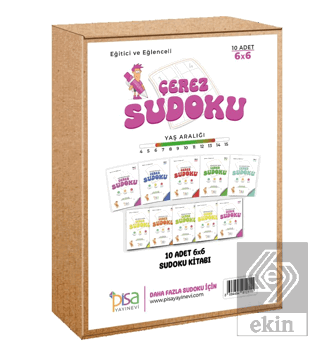 6X6 Eğitici ve Eğlenceli 10 Adet Çerez Sudoku Set