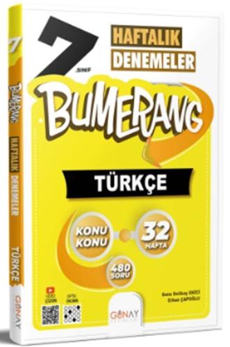 Bumerang 7. Sınıf Türkçe Haftalık Denemeler