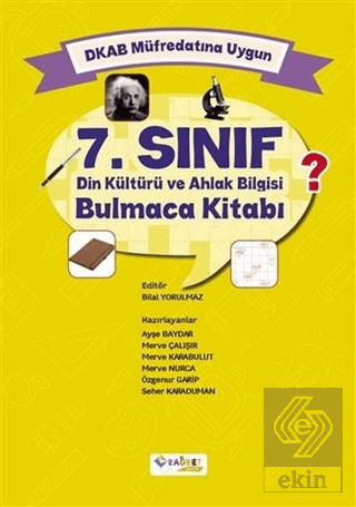 7. Sınıf Din Kültürü ve Ahlak Bilgisi Bulmaca Kita