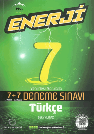 7. Sınıf Enerji Türkçe 7+7 Deneme Sınavı