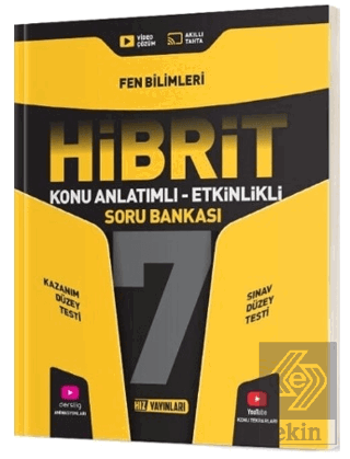 7. Sınıf Fen Bilimleri HİBRİT Konu Anlatımlı Etkinlikli Soru Bankası