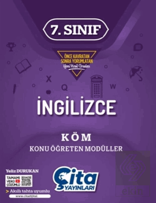 7. Sınıf İngilizce Konu Öğreten Modüller