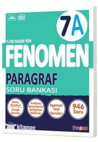 7. Sınıf Paragraf A Soru Bankası Fenomen Yayınları