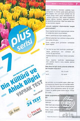 7. Sınıf Plus Serisi Din Kültürü ve Ahlak Bilgisi