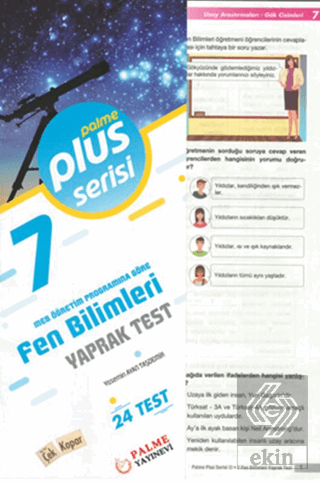 7. Sınıf Plus Serisi Fen Bilimleri Yaprak Test