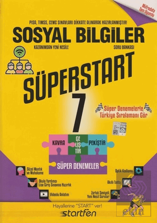 7. Sınıf Sosyal Bilgiler Süperstart Soru Bankası S