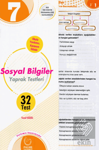 7.Sınıf Sosyal Bilgiler Yaprak Testleri