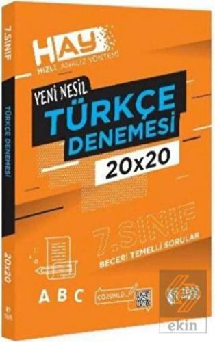 7. Sınıf Türkçe Hay Branş Denemesi