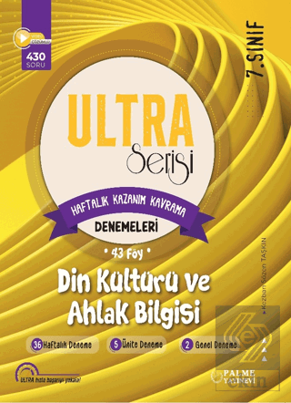 7. Sınıf Ultra Serisi Din Kültürü ve Ahlak Bilgisi Denemeleri 43 Föy