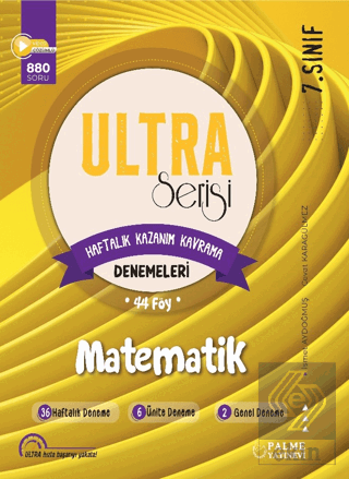 7. Sınıf Ultra Serisi Matematik Denemeleri 44 Föy