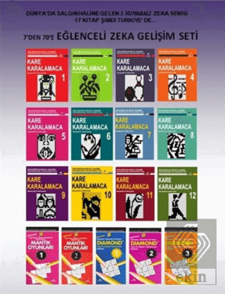 7\'den 70\'e Eğlenceli Zeka Gelişimi Seti (17 Kitap