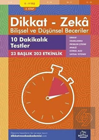 8-9 Yaş Dikkat - Zeka Bilişsel ve Düşünsel Beceril